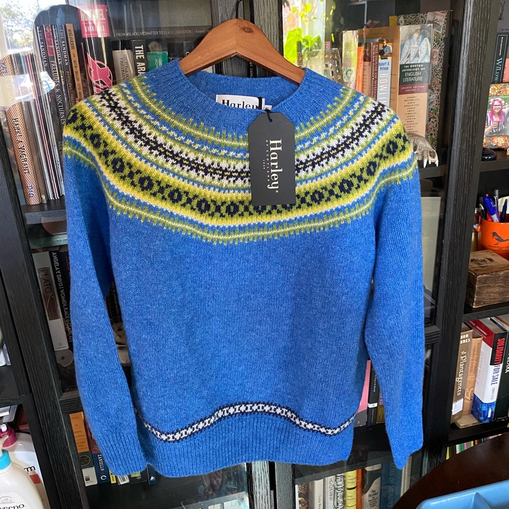 Wool Fair Isle Sweater - Made in Scotland